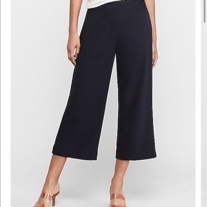 EXPRESS HIGH WAISTED CROPPED TROUSER CULOTTE PANT